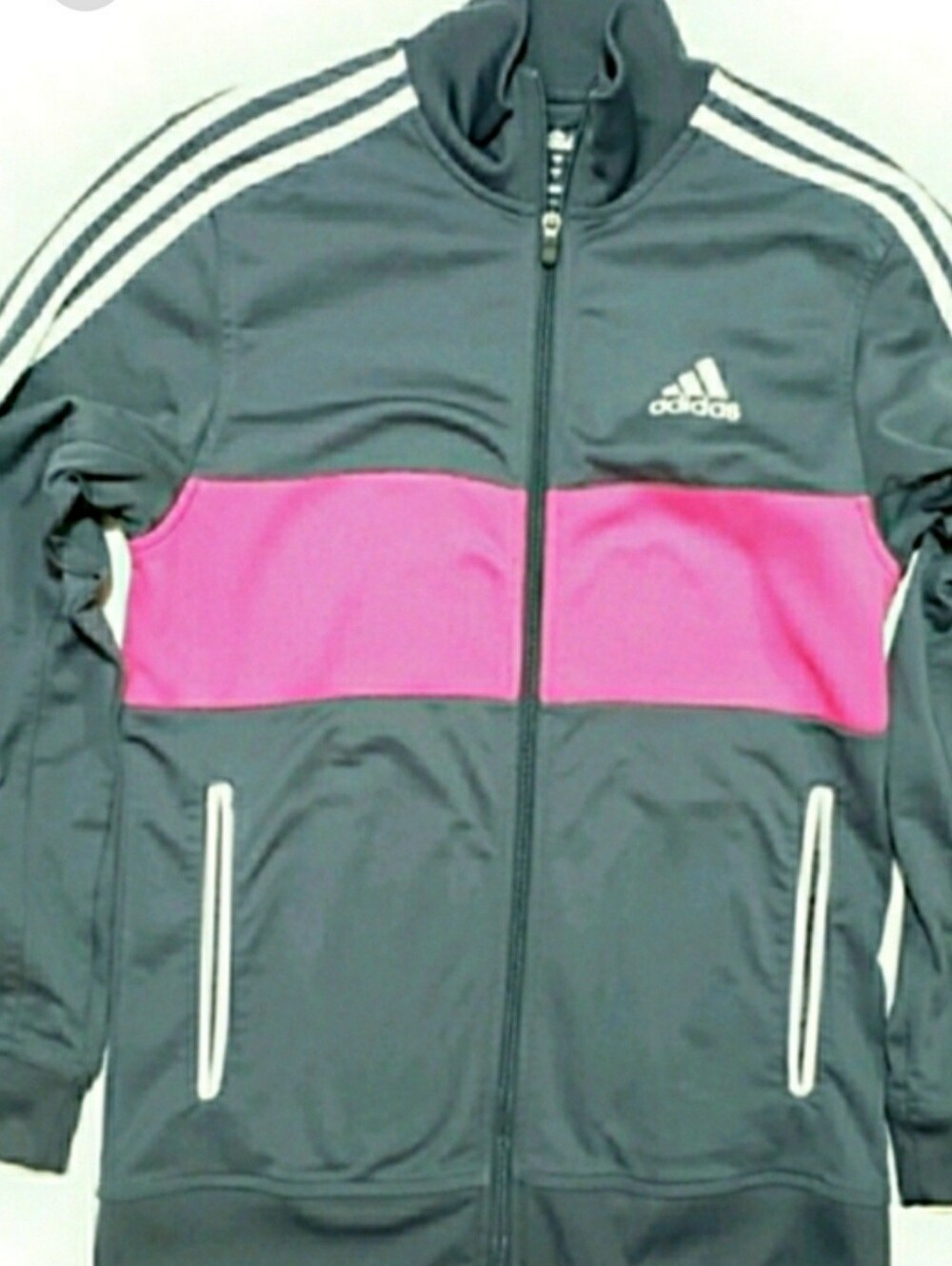 Adidas Full Zip Athletic Track Jacket